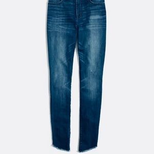 NWOT Madewell curvy skinny PETITE26- tulip hem
